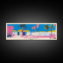 Ecatepec, Mexico Panoramic Canvas Print, Ecatepec, Mexico Painting, Mexico Art, Ecatepec Travel Poster, Travel Art, Guest Room Painting