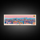 El Alto, Bolivia Panoramic Canvas Print, El Alto, Bolivia Painting, Bolivia Art, El Alto Travel Poster, Travel Art, Housewarming Gift