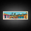 Esmeraldas, Ecuador Panoramic Canvas Print, Esmeraldas, Ecuador Painting, Ecuador Art, Esmeraldas Travel Poster, Travel Art, Guest Room Painting