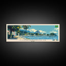 Florianopolis, Brazil Panoramic Canvas Print, Florianopolis, Brazil Painting, Brazil Art, Florianopolis Travel Poster, Travel Art, Living Room Painting