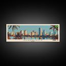 Guarulhos, Brazil Panoramic Canvas Print, Guarulhos, Brazil Painting, Brazil Art, Guarulhos Travel Poster, Travel Art, Guest Room Painting
