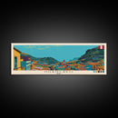 Huancayo, Peru Panoramic Canvas Print, Huancayo, Peru Painting, Peru Art, Huancayo Travel Poster, Travel Art, Living Room Painting