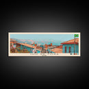 Juiz de Fora, Brazil Panoramic Canvas Print, Juiz de Fora, Brazil Painting, Brazil Art, Juiz de Fora Travel Poster, Travel Art, Housewarming Gift