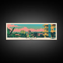 Kisumu, Kenya Panoramic Canvas Print, Kisumu, Kenya Painting, Kenya Art, Kisumu Travel Poster, Travel Art, Living Room Painting