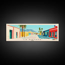 La Pintana, Chile Panoramic Canvas Print, La Pintana, Chile Painting, Chile Art, La Pintana Travel Poster, Travel Art, Living Room Painting