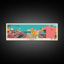 Lanus, Argentina Panoramic Canvas Print, Lanus, Argentina Painting, Argentina Art, Lanus Travel Poster, Travel Art, Guest Room Painting
