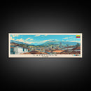 Latacunga, Ecuador Panoramic Canvas Print, Latacunga, Ecuador Painting, Ecuador Art, Latacunga Travel Poster, Travel Art, Housewarming Gift