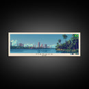 Manaus, Brazil Panoramic Canvas Print, Manaus, Brazil Painting, Brazil Art, Manaus Travel Poster, Travel Art, Guest Room Painting
