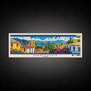 Manizales, Colombia Panoramic Canvas Print, Manizales, Colombia Painting, Colombia Art, Manizales Travel Poster, Travel Art, Housewarming Gift