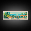 Mbuji-Mayi, Congo Panoramic Canvas Print, Mbuji-Mayi, Congo Painting, Congo Art, Mbuji-Mayi Travel Poster, Travel Art, Housewarming Gift