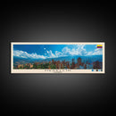 Medellin, Colombia Panoramic Canvas Print, Medellin, Colombia Painting, Colombia Art, Medellin Travel Poster, Travel Art, Vacation Gift