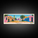 Medina, Saudi Arabia Panoramic Canvas Print, Medina, Saudi Arabia Painting, Saudi Arabia Art, Medina Travel Poster, Travel Art, Living Room Painting