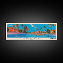 N'Djamena, Chad Panoramic Canvas Print, N'Djamena, Chad Painting, Chad Art, N'Djamena Travel Poster, Travel Art, Housewarming Gift