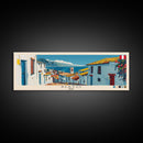 Pisco, Peru Panoramic Canvas Print, Pisco, Peru Painting, Peru Art, Pisco Travel Poster, Travel Art, Living Room Painting