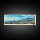 Quito, Ecuador Panoramic Canvas Print, Quito, Ecuador Painting, Ecuador Art, Quito Travel Poster, Travel Art, Living Room Painting