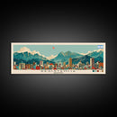 Resistencia, Argentina Panoramic Canvas Print, Resistencia, Argentina Painting, Argentina Art, Resistencia Travel Poster, Travel Art, Guest Room Painting