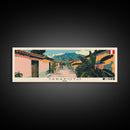 Tarapoto, Peru Panoramic Canvas Print, Tarapoto, Peru Painting, Peru Art, Tarapoto Travel Poster, Travel Art, Vacation Gift