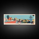 Tripoli, Libya Panoramic Canvas Print, Tripoli, Libya Painting, Libya Art, Tripoli Travel Poster, Travel Art, Living Room Painting