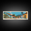 Tulua, Colombia Panoramic Canvas Print, Tulua, Colombia Painting, Colombia Art, Tulua Travel Poster, Travel Art, Living Room Painting