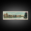 Winchester, England Panoramic Canvas Print, Winchester, England Painting, England Art, Winchester Travel Poster, Travel Art, Housewarming Gift