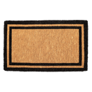 Double Black Border Coir Doormat