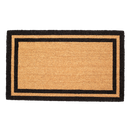 Double Black Border Coir Doormat