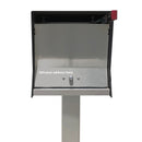 The Original Retrobox in JET BLACK - Modern Mailbox