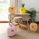Pineapple Rattan Storage Basket Natural - Small by MOMIJI US LLC