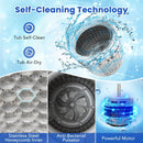 Full-Automatic Washing Machine Washer and Spin Combo by LJGDeals