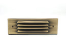 STBP04 Tulay Antique Brass Louvered Step Light Low Voltage Landscape Lighting