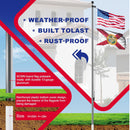 20 FT Flag Pole Heavy Duty Kit for Yard - Extra Thick Outdoor Flag Poles with 3x5 American Flag for Residential or Commercial