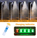 4400W Solar Street Lights Outdoor, Dusk to Dawn Solar Led Outdoor Light with Remote Control, 6500K Daylight White