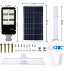 8800 Watt Solar Street Lights, with Remote Control 105000LM LED Dusk to Dawn Solar Light 6500K Super Bright Solar Flood Light
