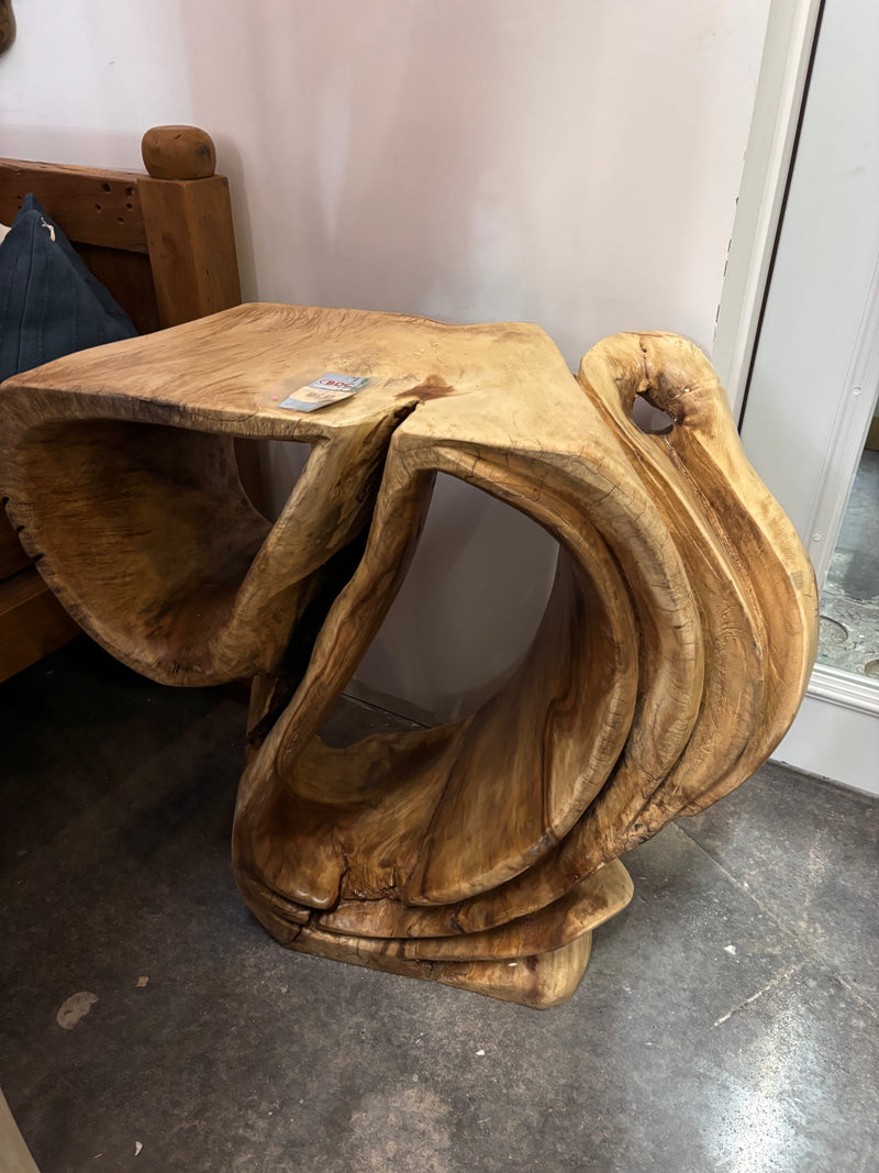 Organic Suar Console Carving Deco (A)