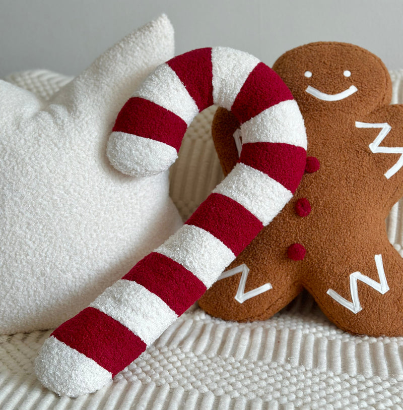 Mr. Gingerbread Shaped Pillow