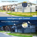 2200W Solar Street Light Parking Lot Lights, 6500K Solar Led Outdoor Lights, Solar Lights Outdoor Waterproof, Dusk to Dawn