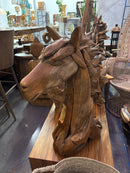 Hand Carved Teak Horse Head