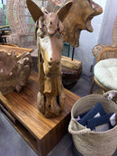 Hand Carved Teak Horse Head