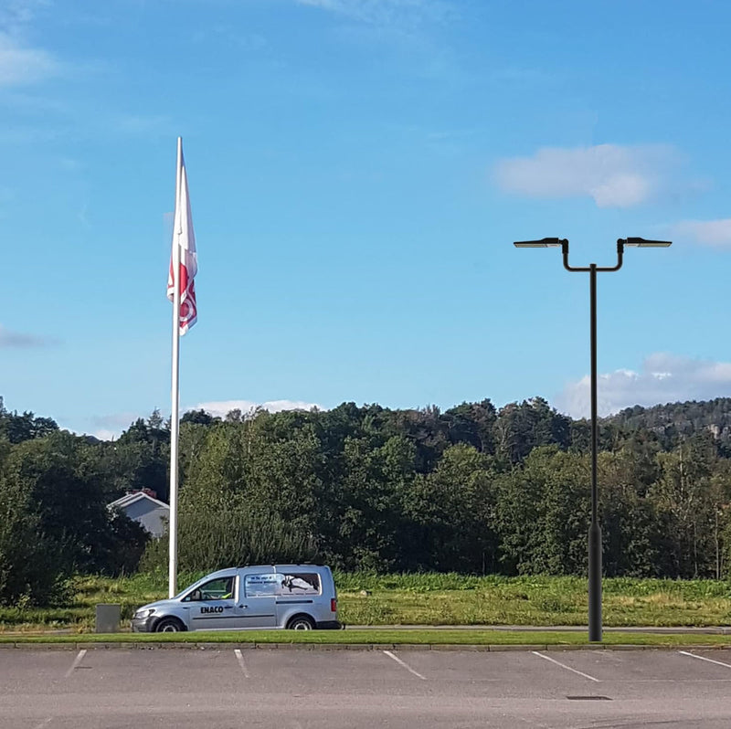 11,000W Aluminum Frame Solar Street Lights Outdoor Motion Sensor, Dusk to Dawn 200000LM with Remote Control