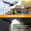 4400W Solar Street Lights Outdoor, Dusk to Dawn Solar Led Outdoor Light with Remote Control, 6500K Daylight White