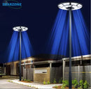 4500W Solar Outdoor Light Round 360° Wide Angle UFO Garden Pole And Wall Street Lights with Remote