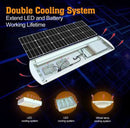 2400w Self Cleaning Solar Street Light Diecast Aluminum by Outdoor Solar Outlet