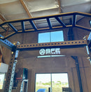 Commercial Squat Rack w/ Safety Bars, J-Hooks & Weight Storage (New) by Sports & Fitness Exchange
