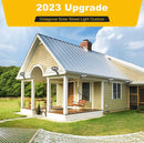 2 Pack SmartYard 300W Solar Street Light 168LED Dusk to Dawn,6500K with Motion Sensor