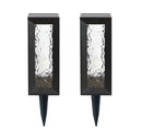Berkley Jensen 50 Lumen Solar LED Lanterns,Warm White & Candle Flickering-2 Pack by Outdoor Solar Outlet