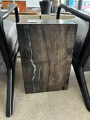 Petrified Wood Square Stool (D)