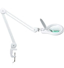 5X PRO XL Magnifying Desk Clamp Lamp – With Bright LED Light