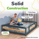 Full-Size Montessori Floor Bed with Strong Slatted Frame
