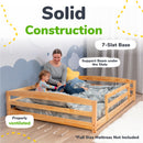 Full-Size Montessori Floor Bed with Strong Slatted Frame