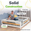 Full-Size Montessori Floor Bed with Strong Slatted Frame